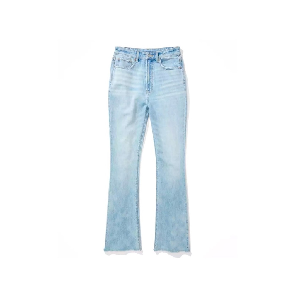 AMERICAN EAGLE HIGHEST WAIST 90'S FLARE JEANS (FADED LIGHT)